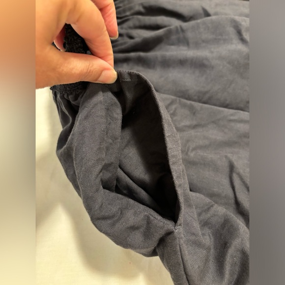 JCrew charcoal gray linen & cotton blend lined skirt, M - Picture 6 of 12